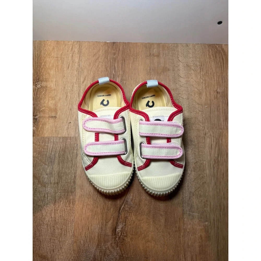 Happy Nocnoc Girls‎ Shoes 28 ,Canvas,colors Red Pink